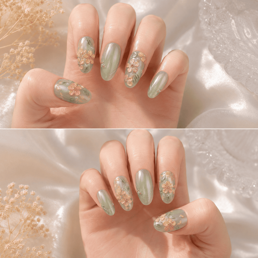 Sage Blossom Veil