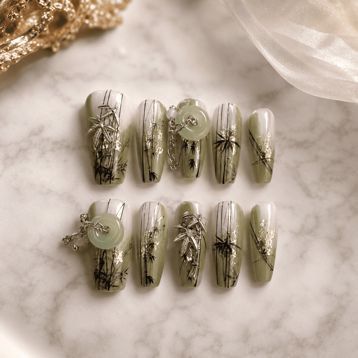 Bamboo Jade Relic
