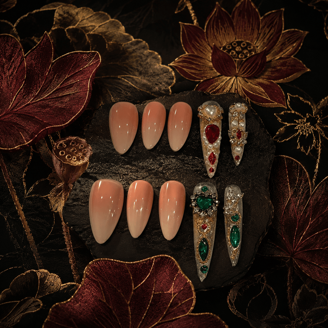 Imperial Relic ｜ Handcrafted Couture Press-On Nails